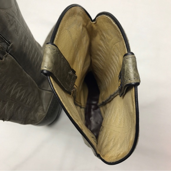 Wrangler Cowboy Western Brown Leather Oil Resistant Boots Men’s Size 10.5D USA - Picture 15 of 16